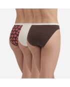 3 Culottes Les Pockets Coton multicolores