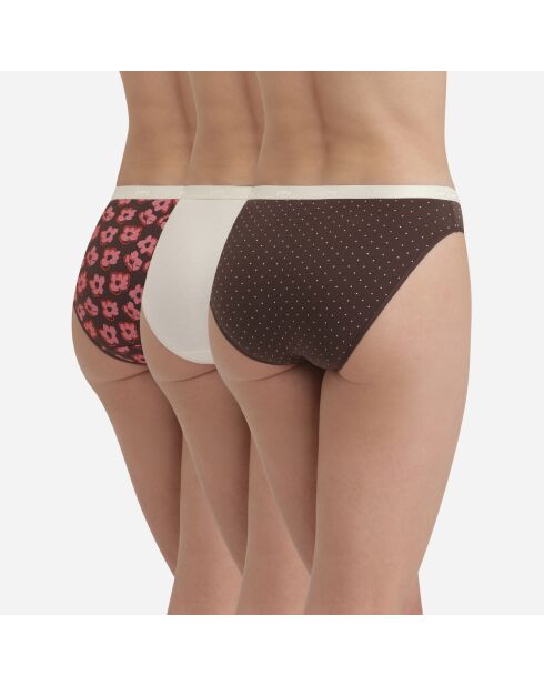 3 Culottes Les Pockets Coton multicolores