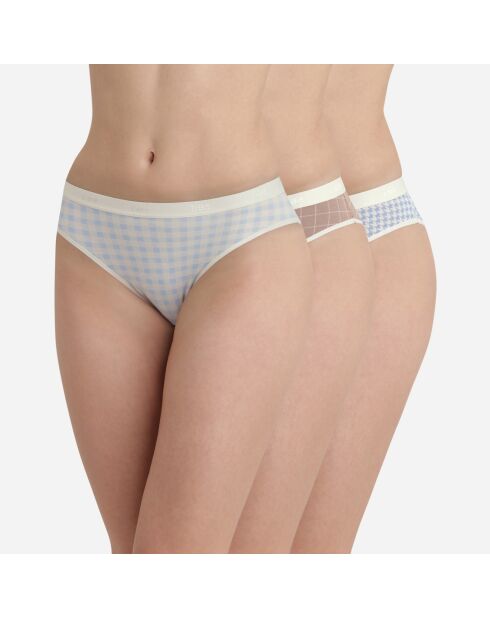 3 Culottes Les Pockets Coton multicolores