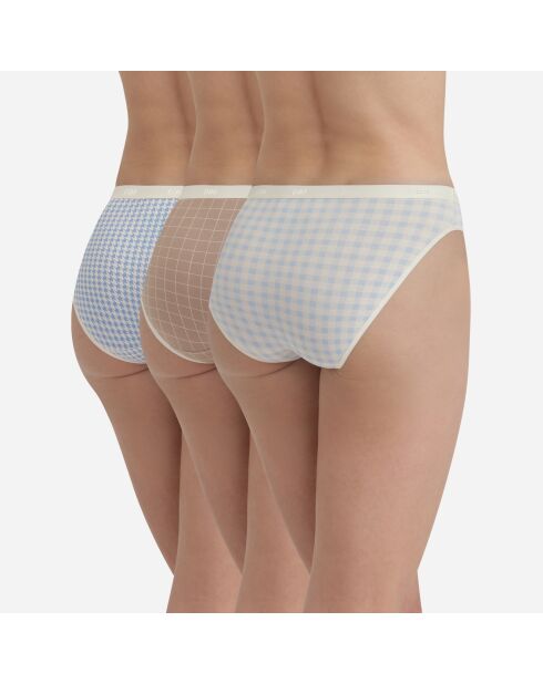 3 Culottes Les Pockets Coton multicolores