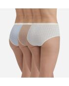 3 Boxers Les Pockets Coton multicolores