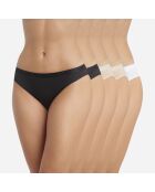 5 Culottes Les Pockets Ecodim Coton multicolores