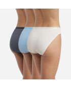 3 Culottes Les Pockets Ecodim Coton beige/beu/gris