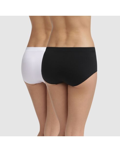 2 Boxers Les Pockets Ecodim Micro noirs