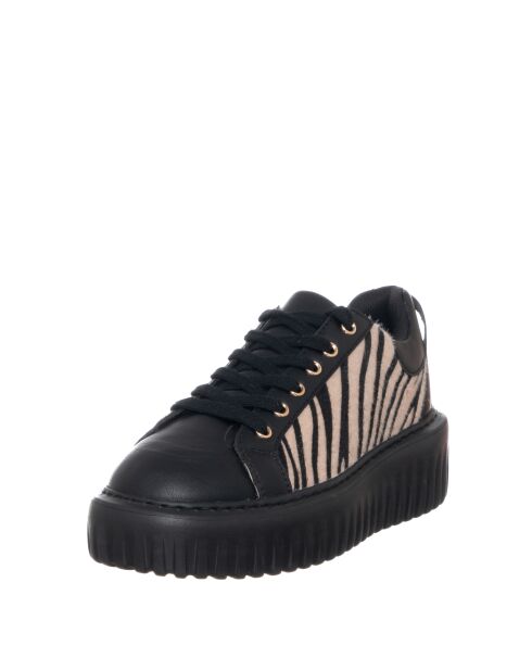 Baskets B116 Zèbre noires