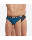 2 Slips Regul Active gris/bleu