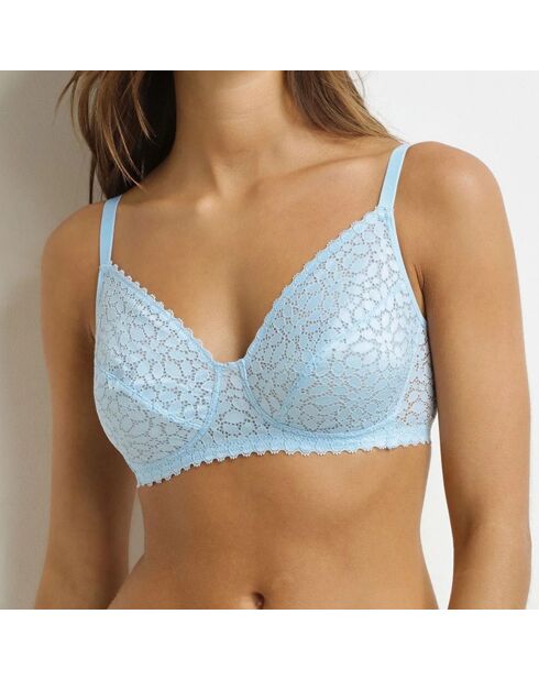 Soutien-gorge sans armatures Daily Dentelle bleu