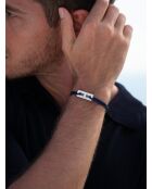 Altis armband in verzilverd nachtblauw