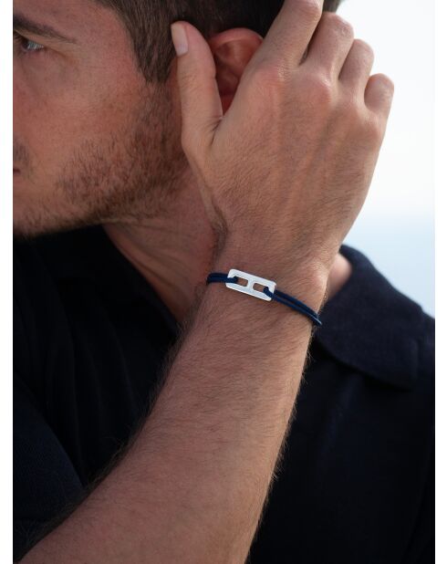 Altis armband in verzilverd nachtblauw