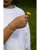 Bracelet Éclair enfant plaqué or blanc