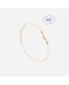 Bracelet Éclair enfant plaqué or blanc