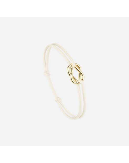 Bracelet Agathe Noeud 16mm Plaqué Or Enfants