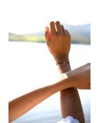 Bracciale Black Lightning placcato in argento