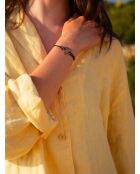 Schwarz vergoldetes Morphose-Armband