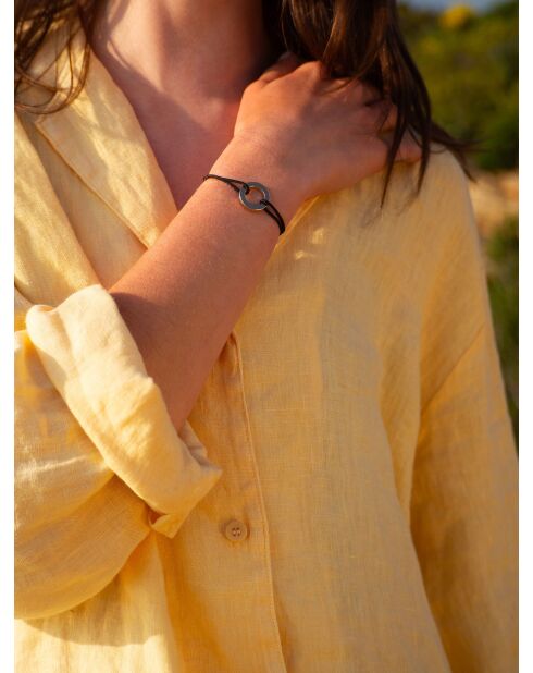 Schwarz vergoldetes Morphose-Armband