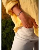 Schwarz vergoldetes Morphose-Armband