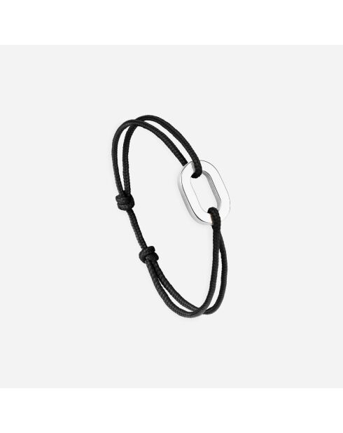 Schwarz vergoldetes Netzarmband