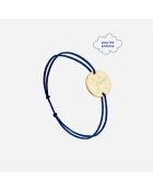 Middernachtblauwe vergulde asteroïdenarmband voor kinderen