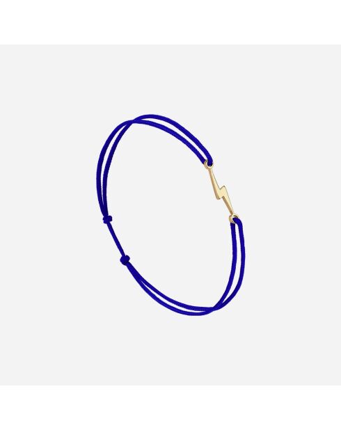 Koningsblauwe vergulde bliksemarmband