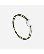 Khakifarbenes Mondarmband mit Khakiversilberung