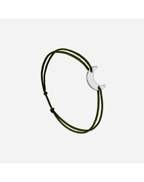 Khakifarbenes Mondarmband mit Khakiversilberung