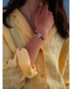 Middernachtblauwe vergulde Oceanide armband