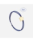 Bracciale con stelle argentate blu notte