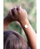 Orange versilbertes Armband Der Kleine Prinz für Kinder