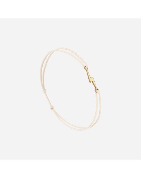 Bracciale Lightning placcato in oro bianco