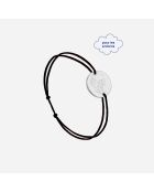 Schwarz versilbertes L'Aviator Kinderarmband