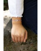 Bracelet Côme Noeud 16mm Plaqué Argent Enfants