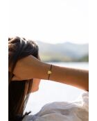 Schwarz vergoldetes Sternarmband