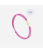 Fuchsiafarbenes, rosévergoldetes Blitzarmband für Kinder