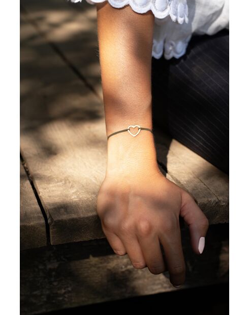 Taupevergoldetes leeres Herzarmband