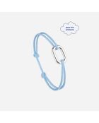 Théo Maillon armband 16 mm verzilverd hemelsblauw voor kinderen