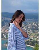 Impulse-Armband aus silberner Glitzerplatte