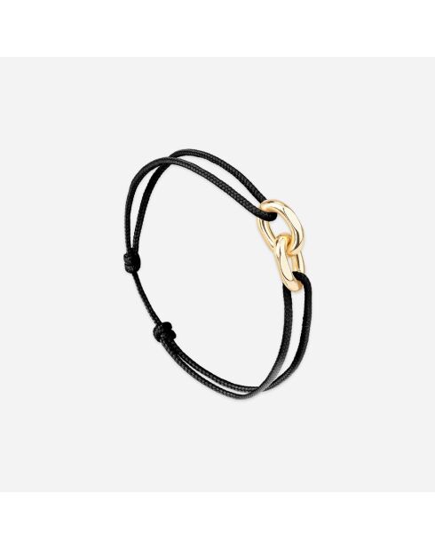 Marrakech Union zwart vergulde armband