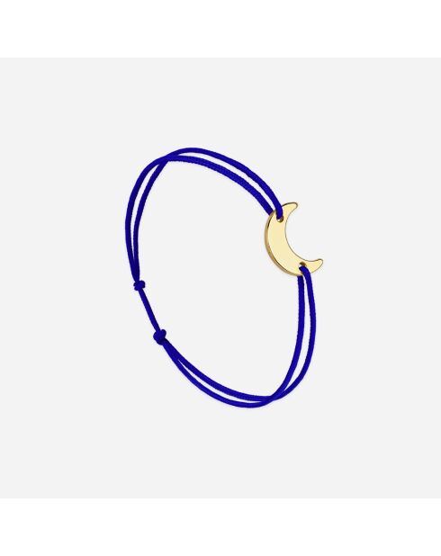 Pulsera Moon bañada en oro azul real