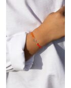 Orange versilbertes Blitzarmband für Kinder