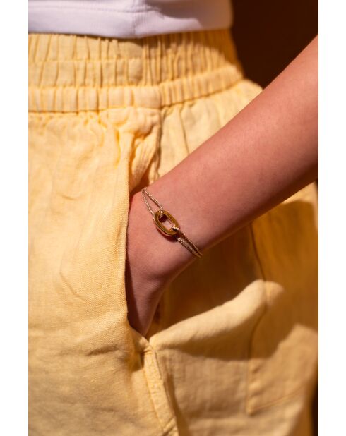 Bracciale Accoster in glitter dorato