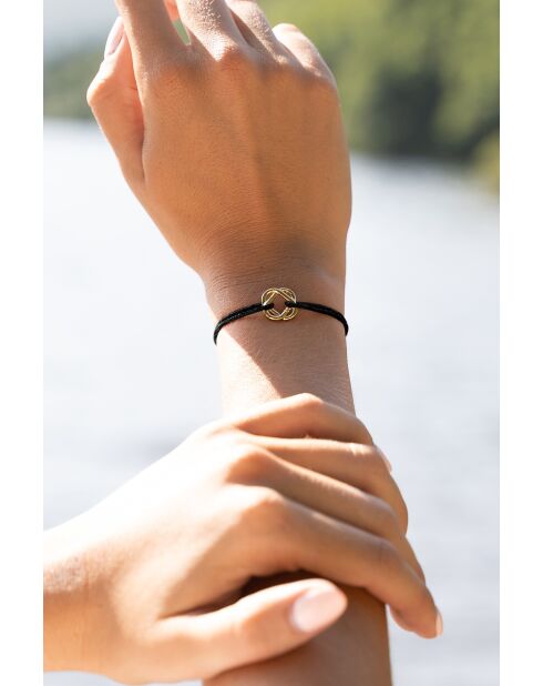 Bracelet Destiné Trèfle Plaqué Or