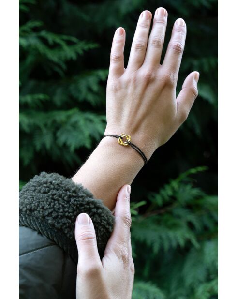 Bracelet Destiné Trèfle Plaqué Or