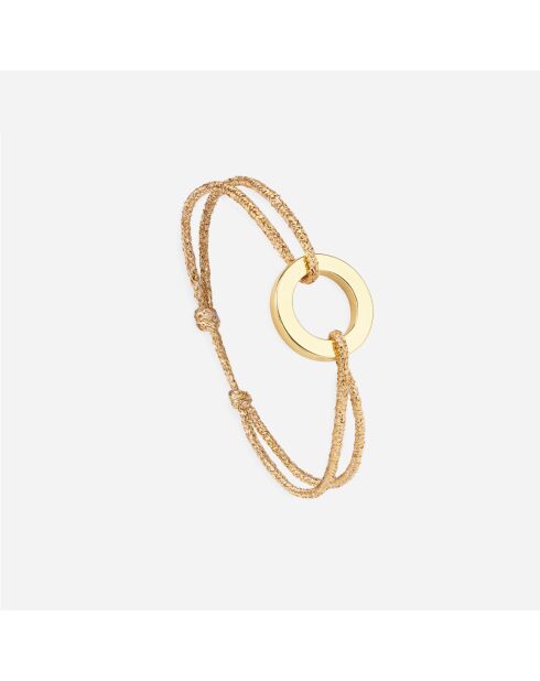 Echo Armband aus vergoldetem Glitzergold