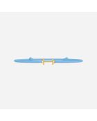 Letter I Armband - Goud - Kinderen - Gouden letters - Kinderen - Hemelsblauw