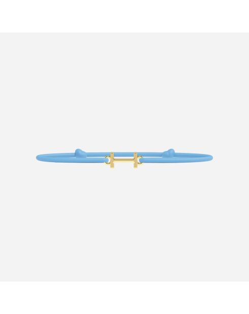 Letter I Armband - Goud - Kinderen - Gouden letters - Kinderen - Hemelsblauw