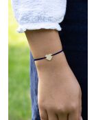 Bracelet Coeur enfant plaqué or blanc