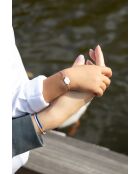 Orange versilbertes Wolkenarmband für Kinder