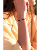 Schwarz vergoldetes Wetterfahnenarmband