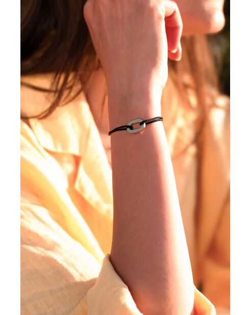 Schwarz vergoldetes Wetterfahnenarmband