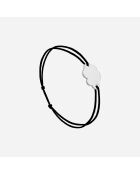 Schwarz versilbertes Wolkenarmband